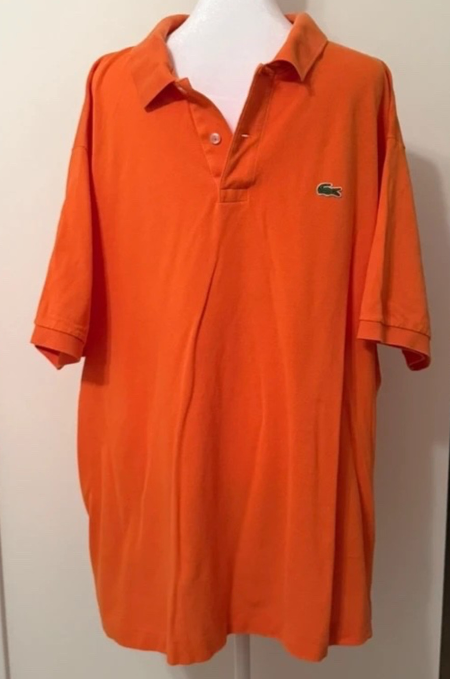 Lacoste Orange Polo Shirt in 2XLB